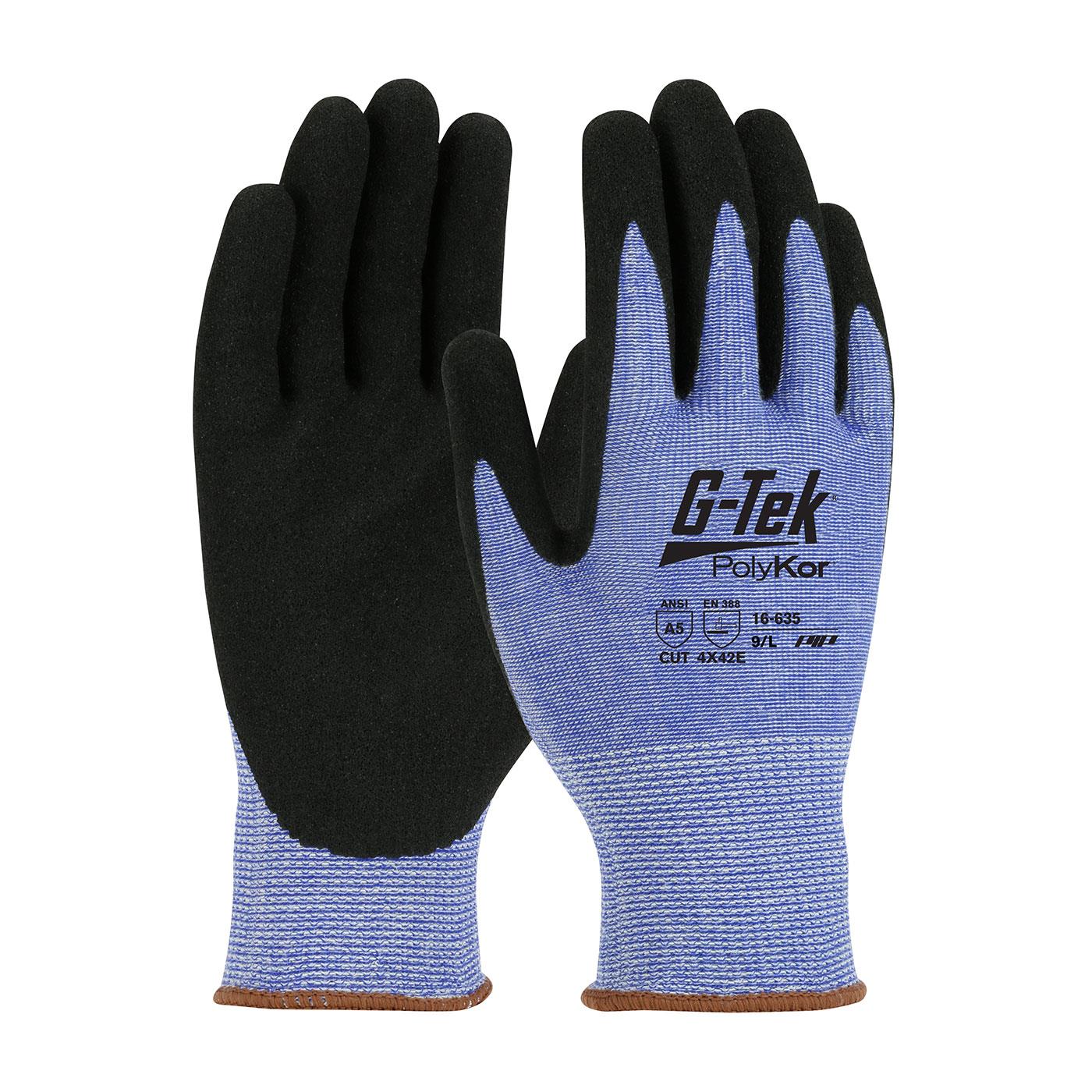 G-TEK POLYKOR 16-635 MICROSURFACE PALM - Cut Resistant Gloves